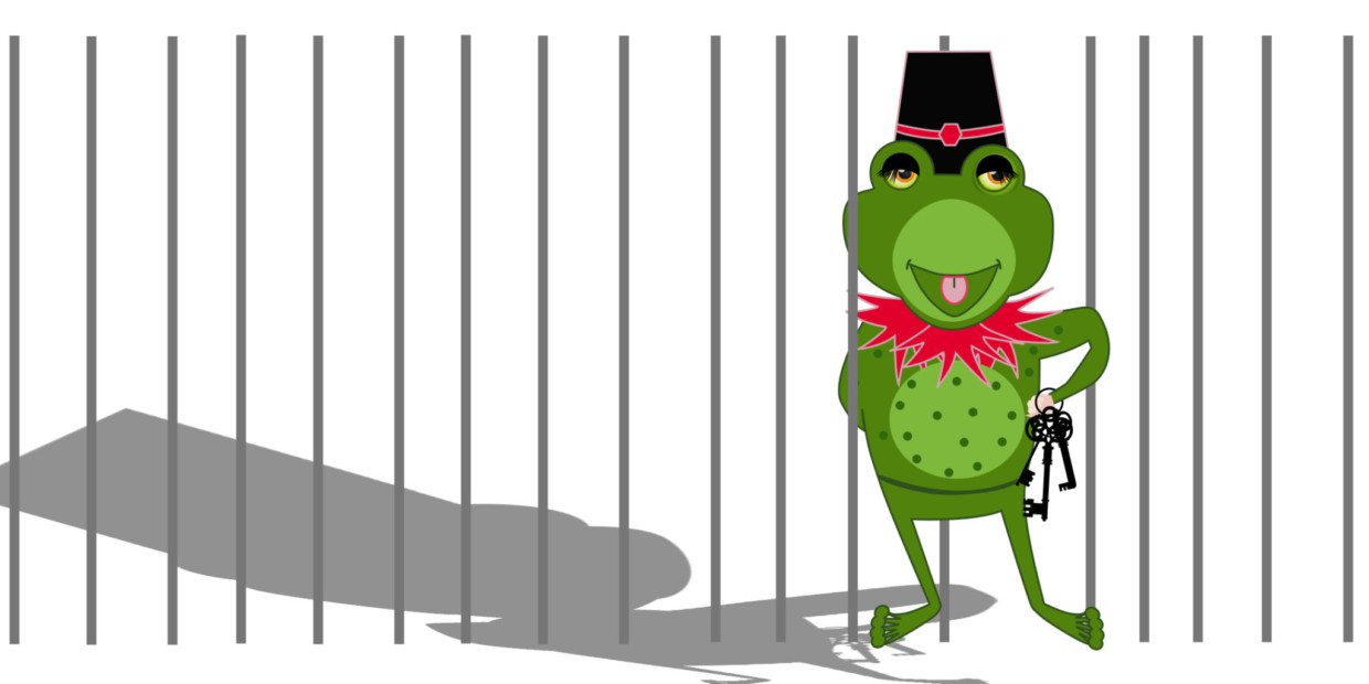Grafik zum Operettenpreis des BR: "Frosch des Jahres"