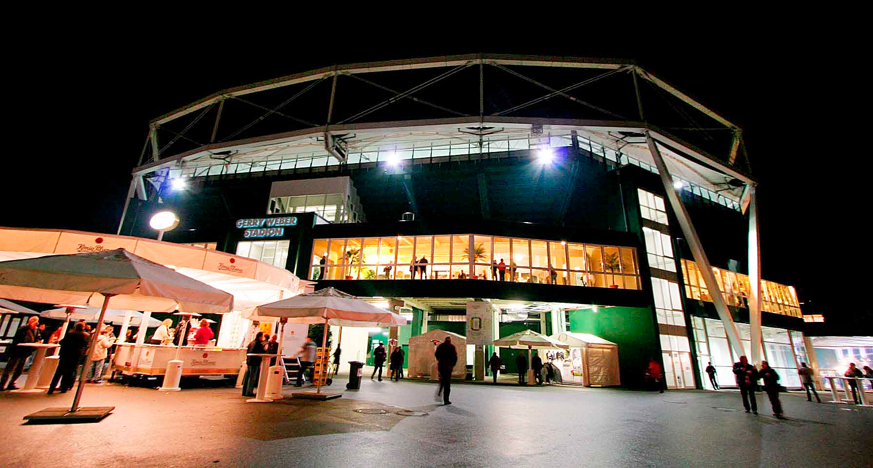 Gerry Weber Stadiion, Außenansicht