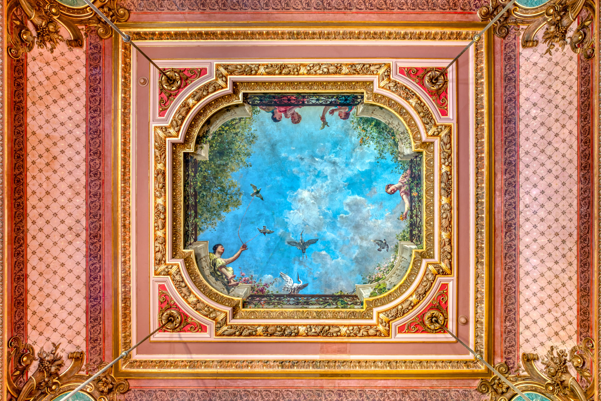 Opernhaus Genf – Grand Theâtre de Genève, Deckenfresko im Foyer