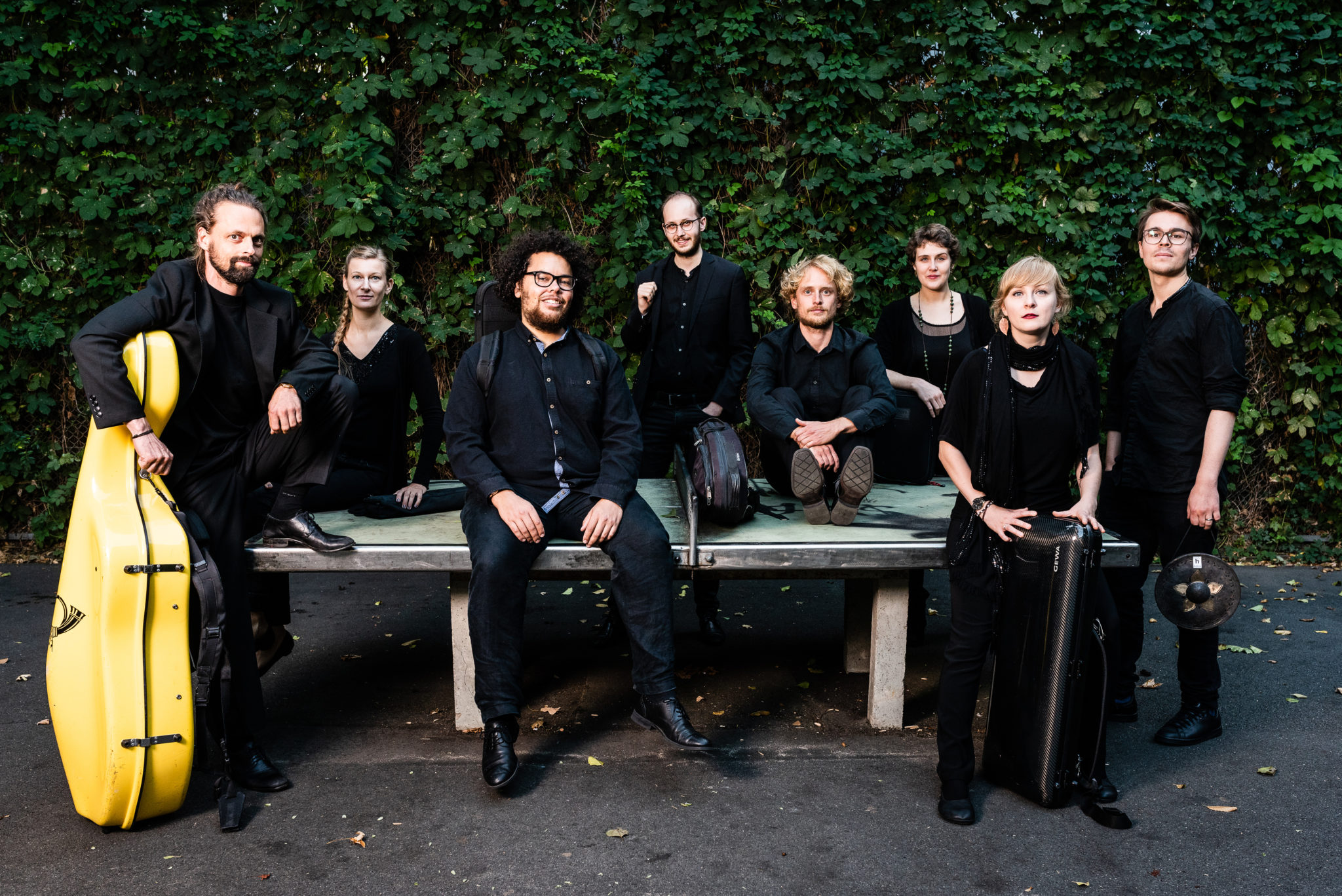 Orchester im Treppenhaus