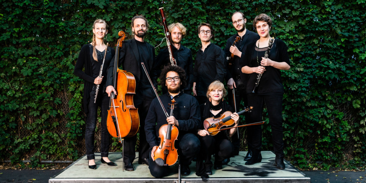 Orchester im Treppenhaus