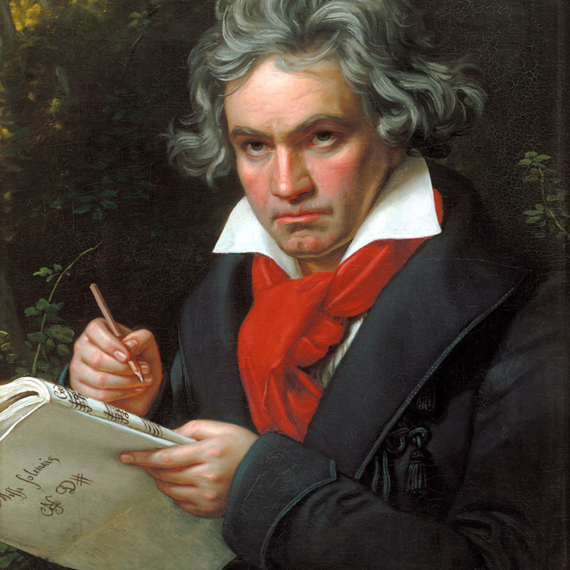 Vom Genius umflort: Joseph Karl Stieler schuf 1820 jenes Porträt, das unsere Vorstellung von Beethoven bis heute prägt.