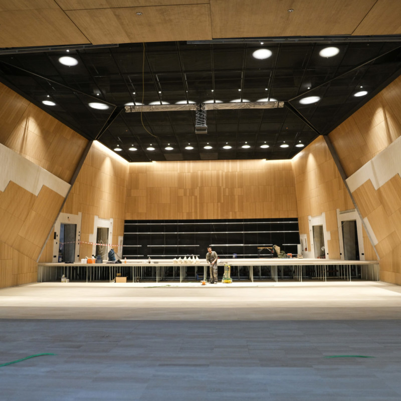 TauberPhilharmonie in der Bauphase
