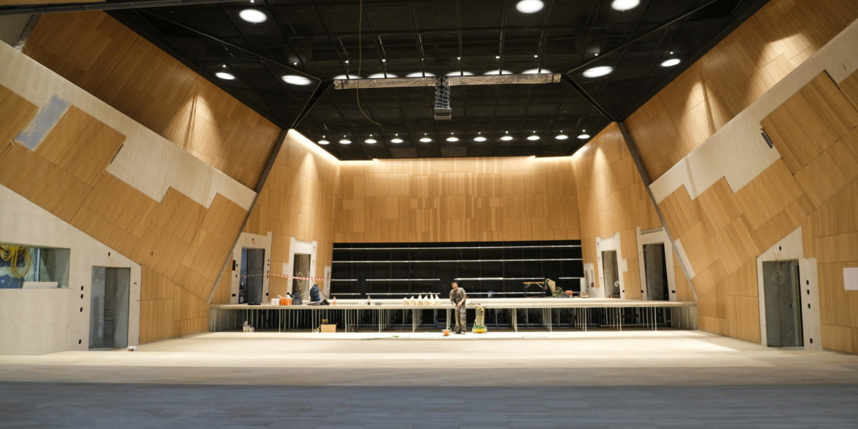 TauberPhilharmonie in der Bauphase