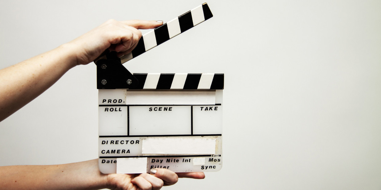 Die Filmklappe darf am Set nicht fehlen