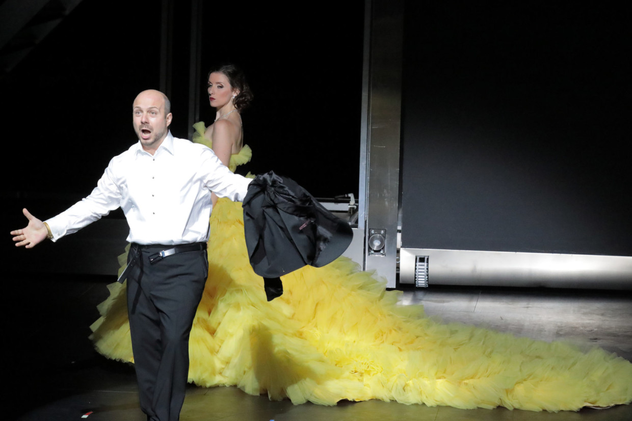 Szene aus Händels „Agrippina“ an der Bayerischen Staatsoper