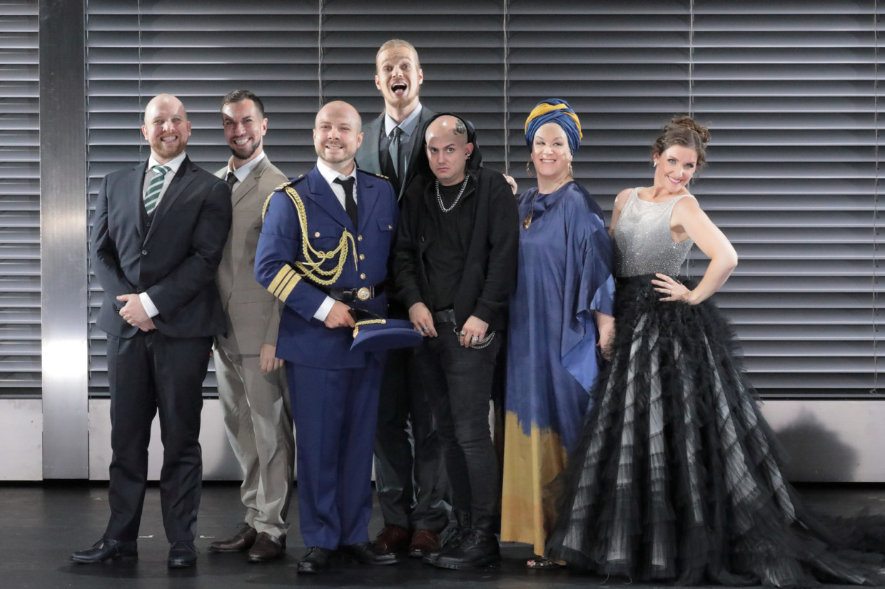 Szene aus Händels „Agrippina“ an der Bayerischen Staatsoper