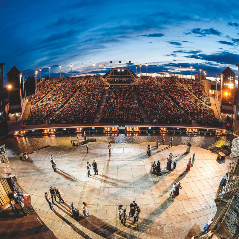 Die Bühne der Seefestspiele Mörbisch