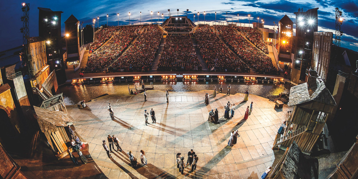 Die Bühne der Seefestspiele Mörbisch