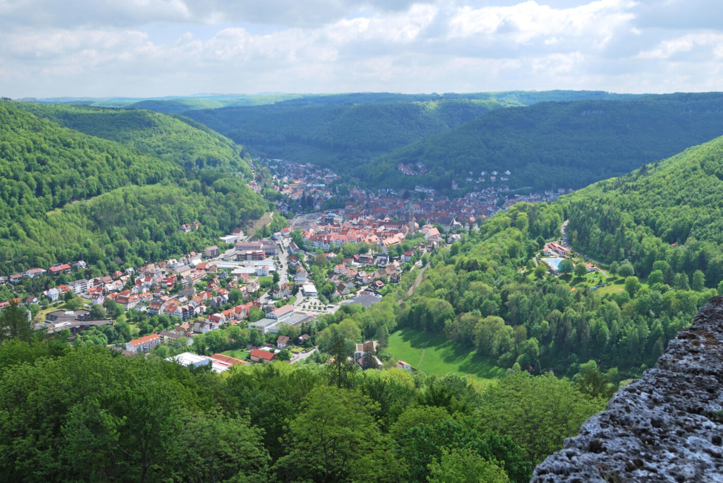 Panorama von Bad Urach