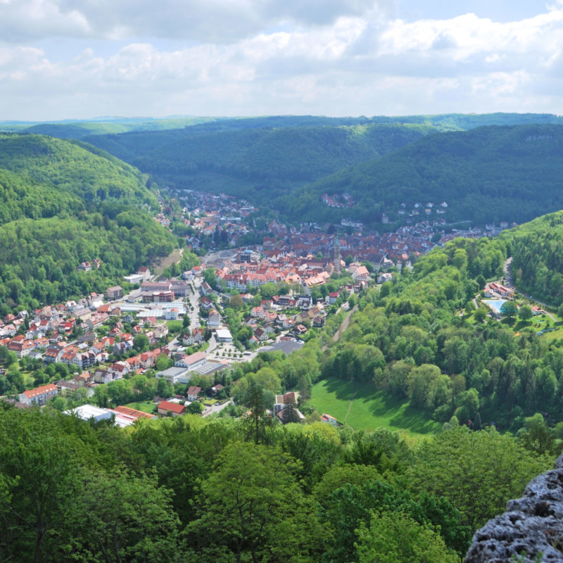 Panorama von Bad Urach