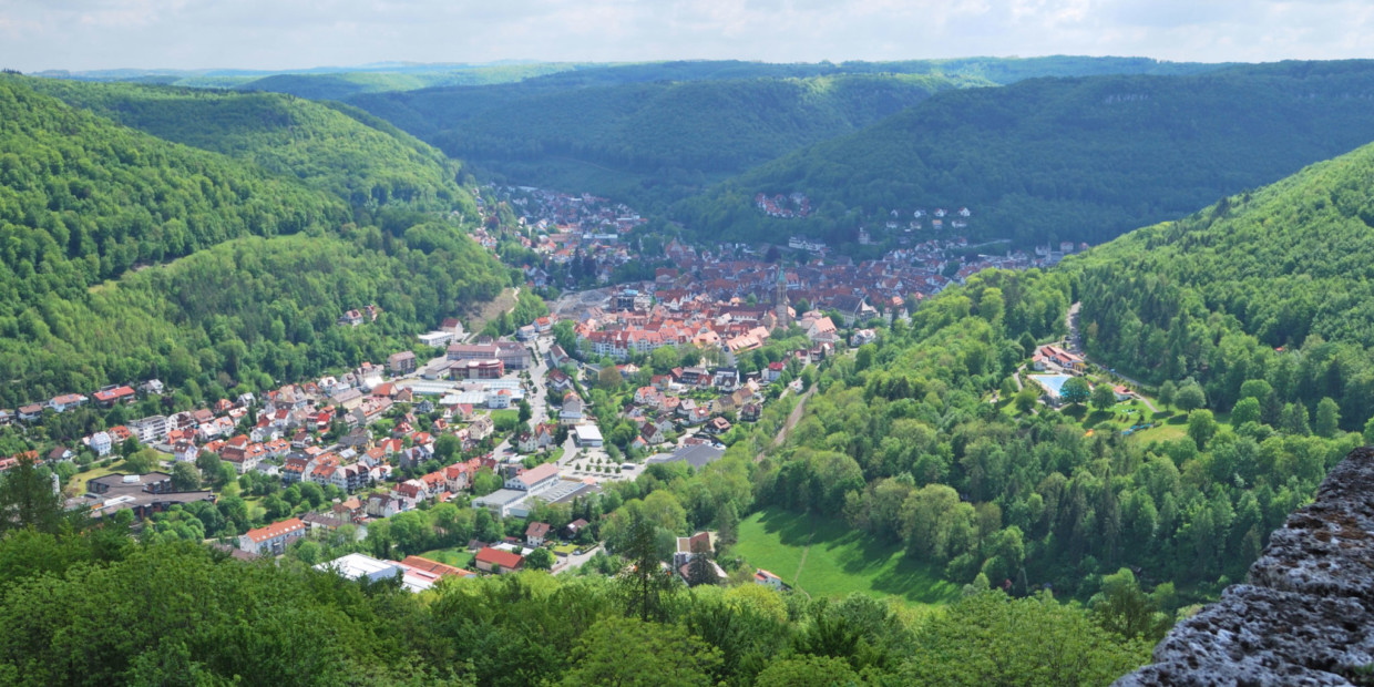 Panorama von Bad Urach