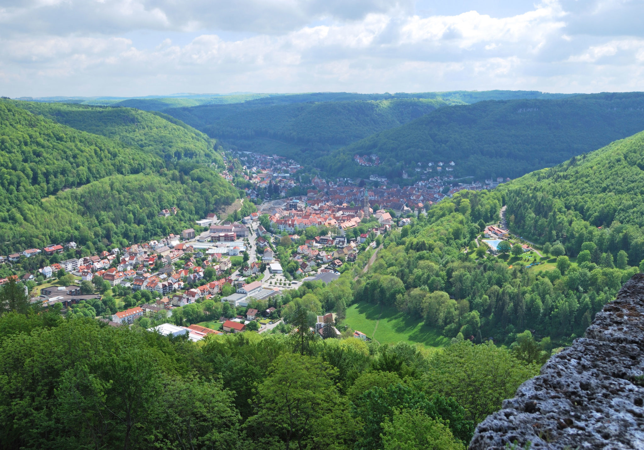 Panorama von Bad Urach