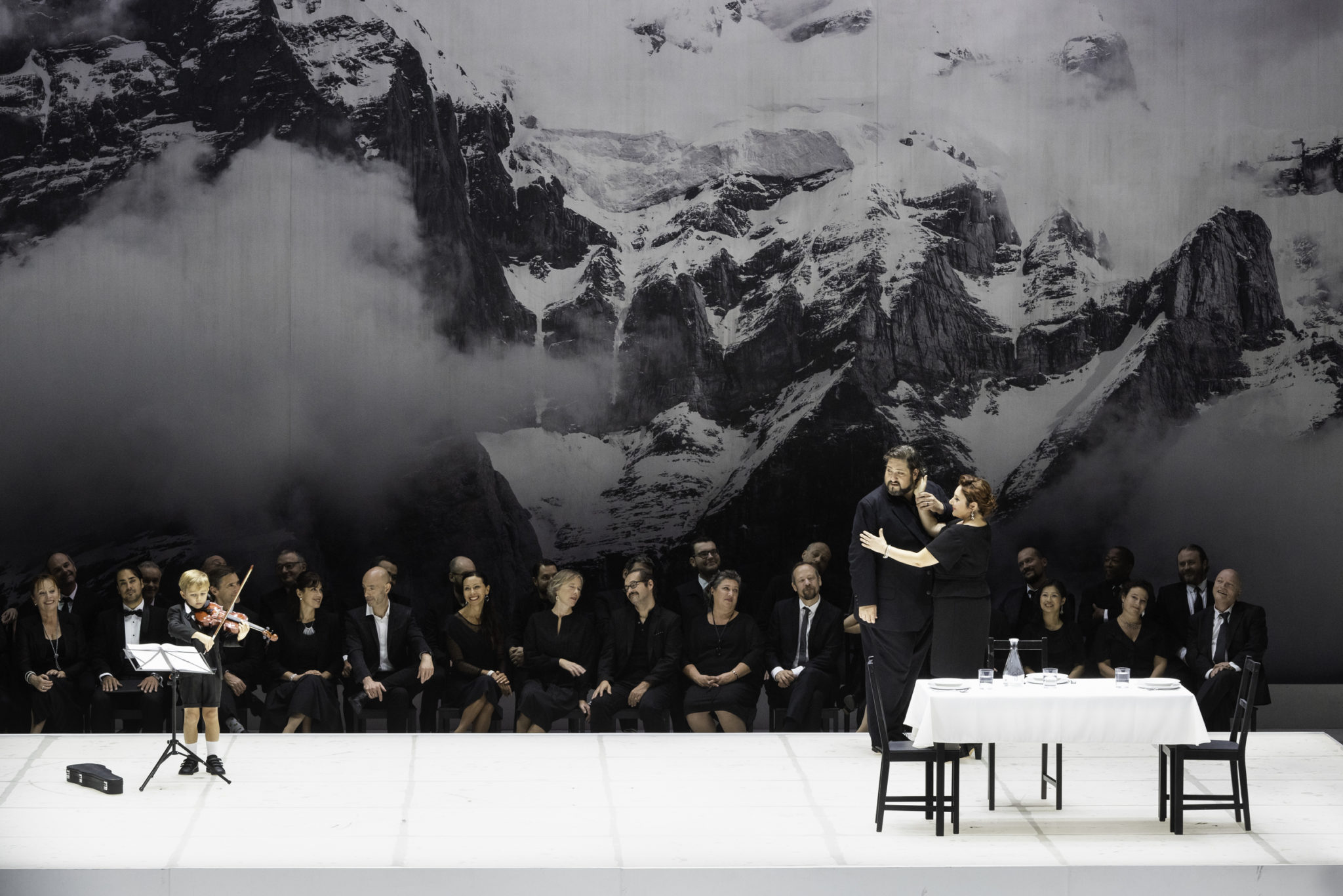 Szene aus „Guillaume Tell“ an der Opéra de Lyon