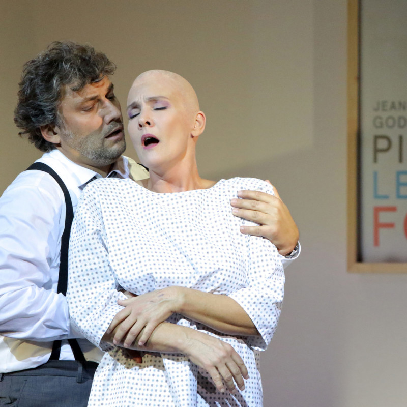 Jonas Kaufmann (Paul), Marlis Petersen (Marietta)