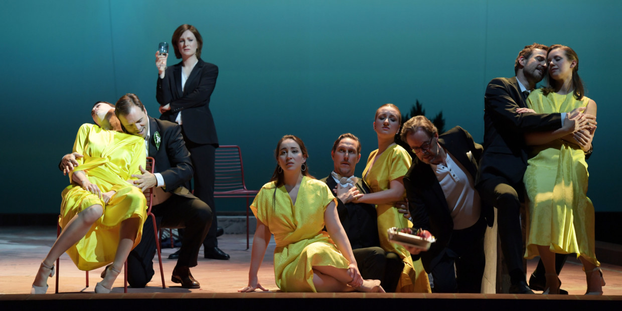 Szene aus „Pénélope“ an der Oper Frankfurt