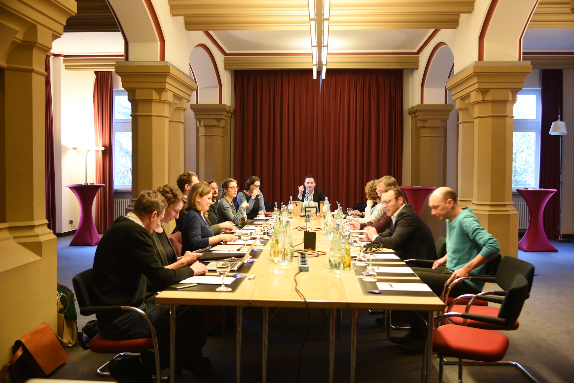 Redaktionssitzung in Bonn
