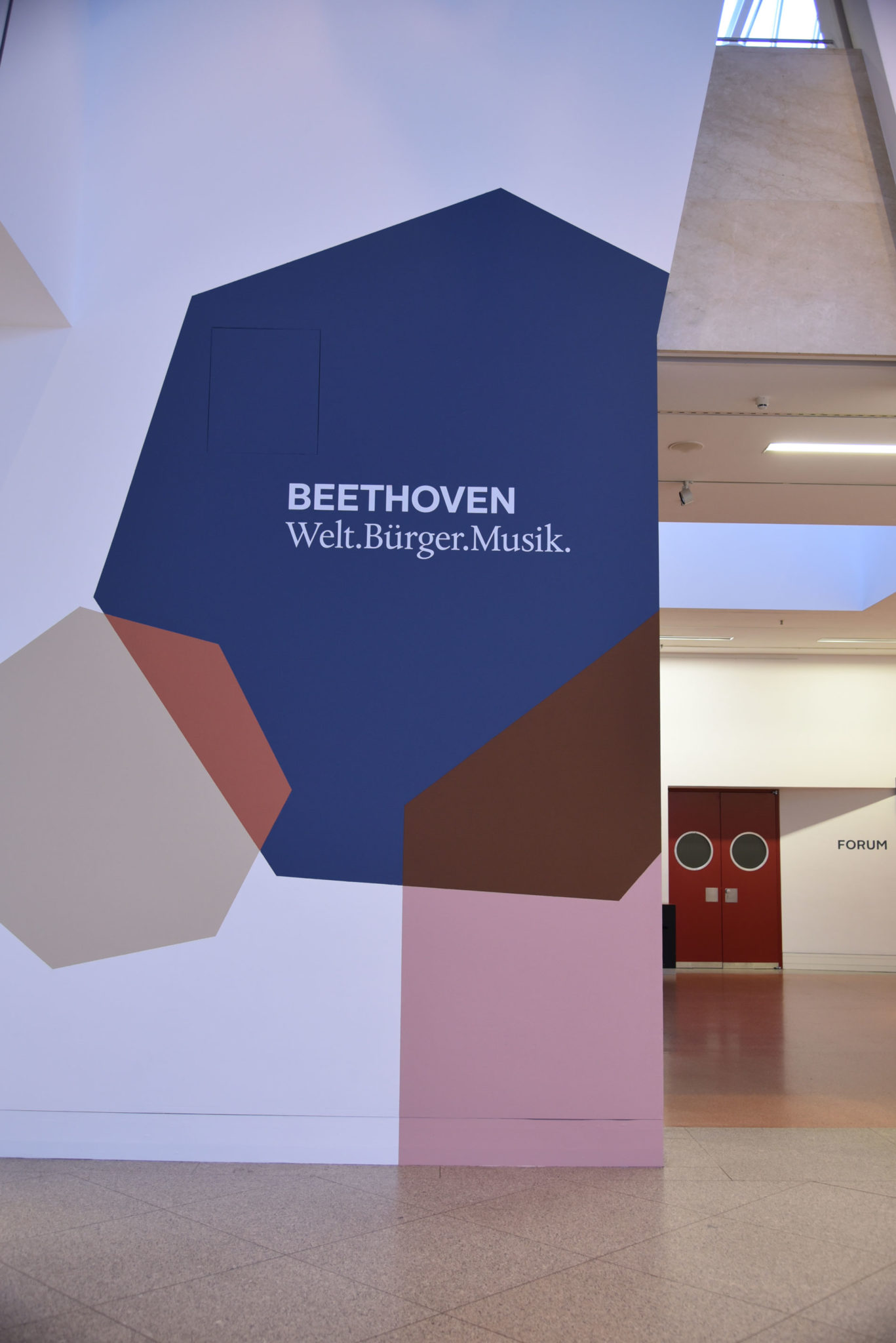 Eingang zur Beethoven-Ausstellung