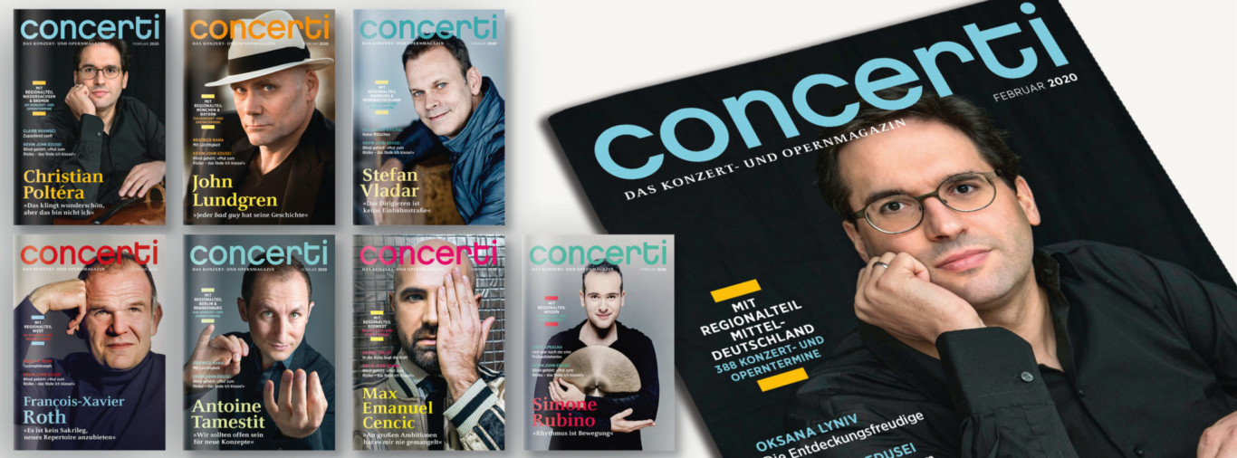 Druckfrisch: die concerti Februar-Ausgabe!