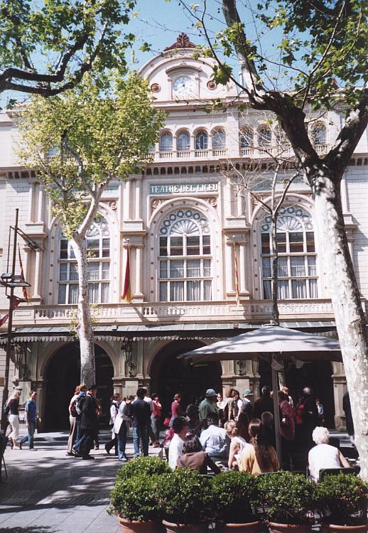 Außenansicht des Gran Teatre del Liceu