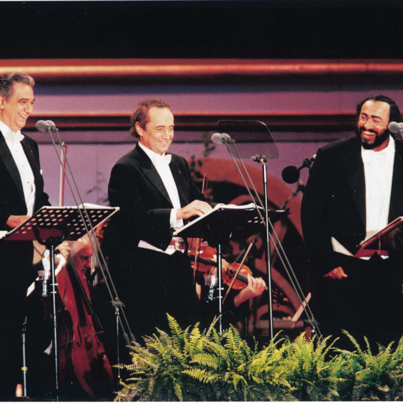 Die 3 Tenöre: Plácido Domingo, José Carreras und Luciano Pavarotti