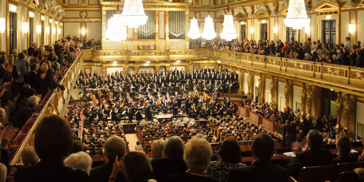 Goldener Saal des Musikvereinsgebäudes Wien