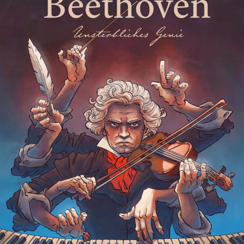 Das Cover zu Peer Meters Graphic Novel „Beethoven“