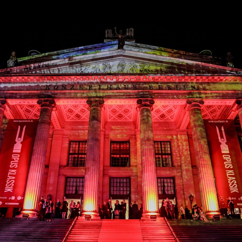 Zum dritten Mal findet im Konzerthaus Berlin die Verleihung des OPUS KLASSIK statt.