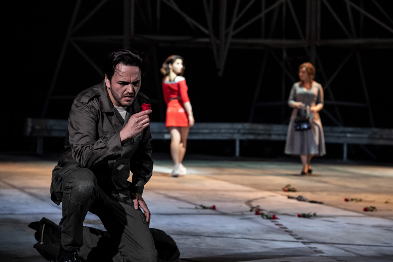 Szene aus Bizets Oper „Carmen“ am Staatstheater Hannover