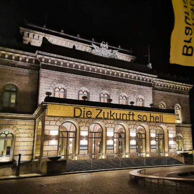 Hoffnungsvoller Blick nach vorn: „Die Zukunft so hell“ lautet das aktuelle Spielzeit-Motto vom Staatstheater Braunschweig.