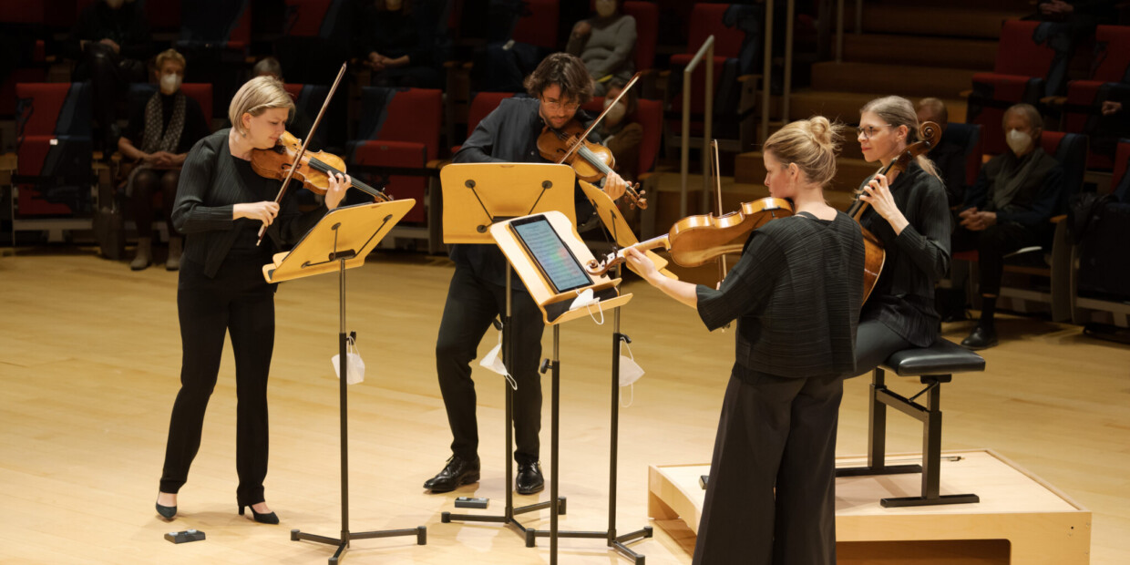 Das Chiaroscuro Quartet im Pierre Boulez Saal