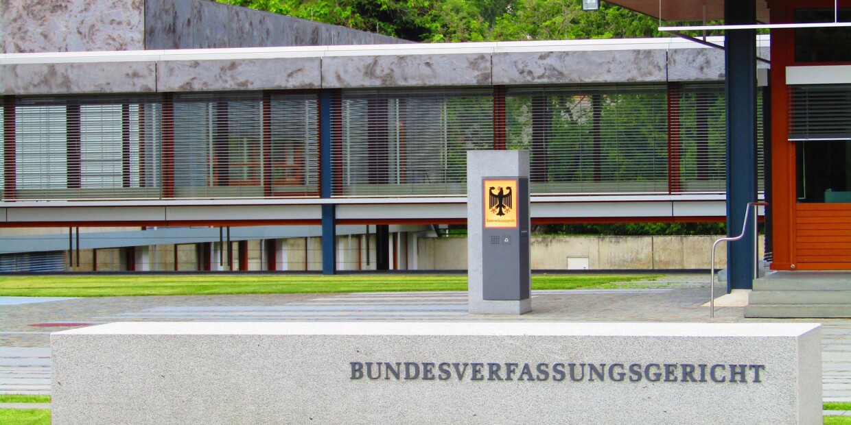 Das Bundesverfassungsgericht in Karlsruhe
