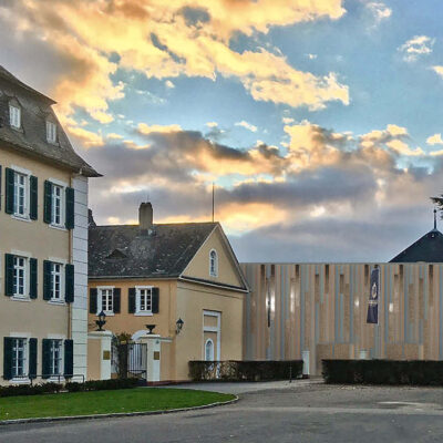 Der neue Fürst von Metternich Konzert-Kubus am Schloss Johannisberg.