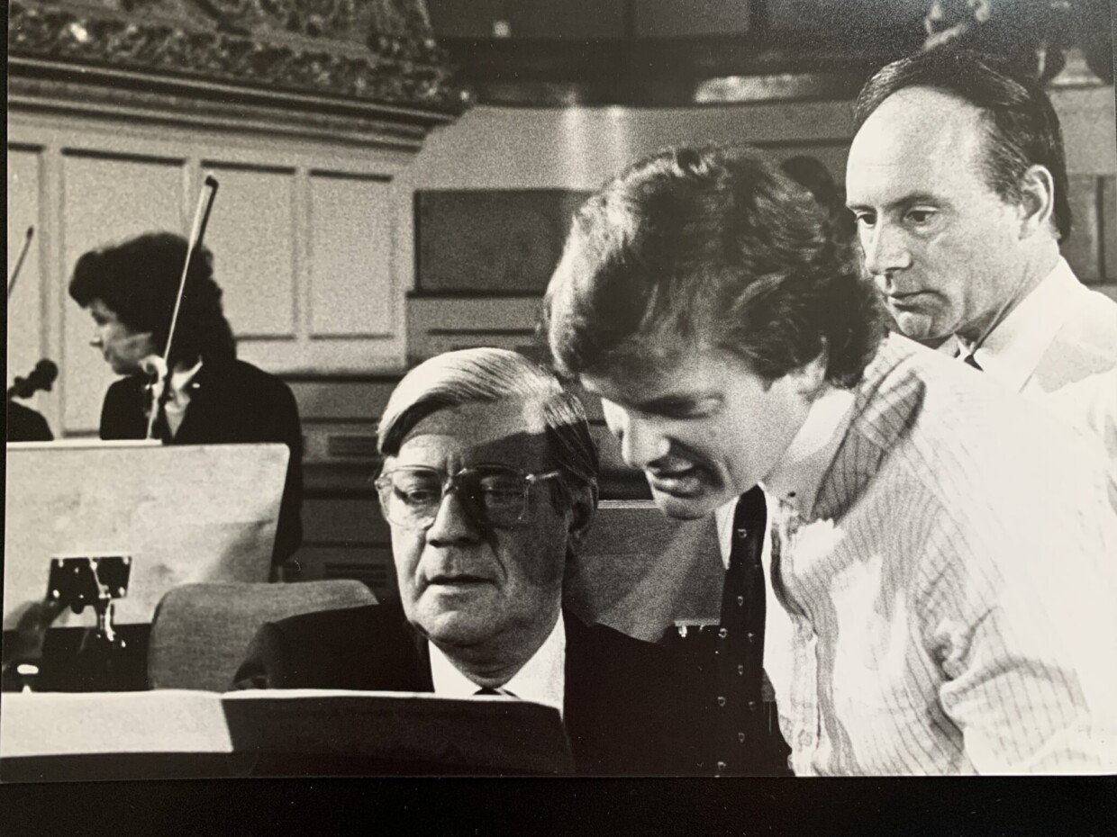 Helmut Schmidt, Justus Frantz und Christoph Eschenbach