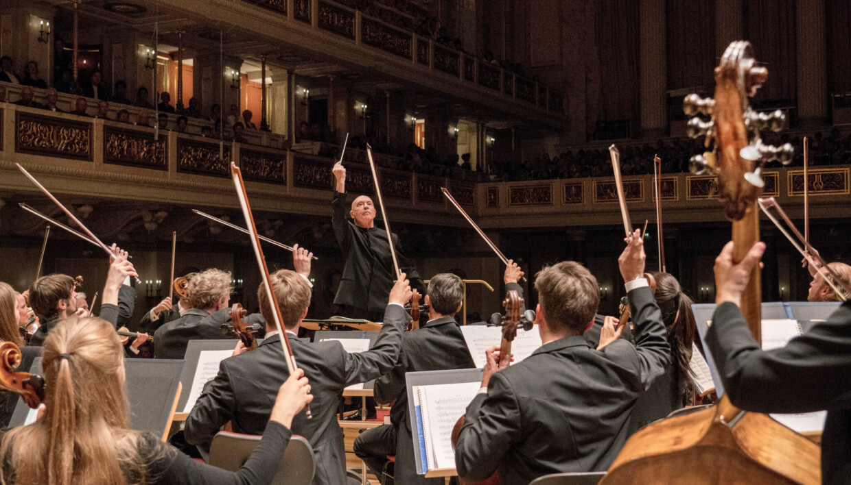 Christoph Eschenbach in seinem Element