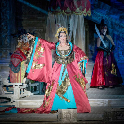 Martina Serafin als Turandot bei der Oper im Steinbruch St. Margarethen.