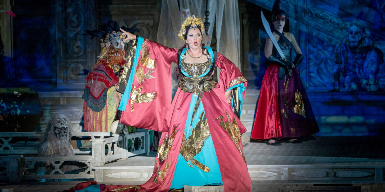 Martina Serafin als Turandot bei der Oper im Steinbruch St. Margarethen.