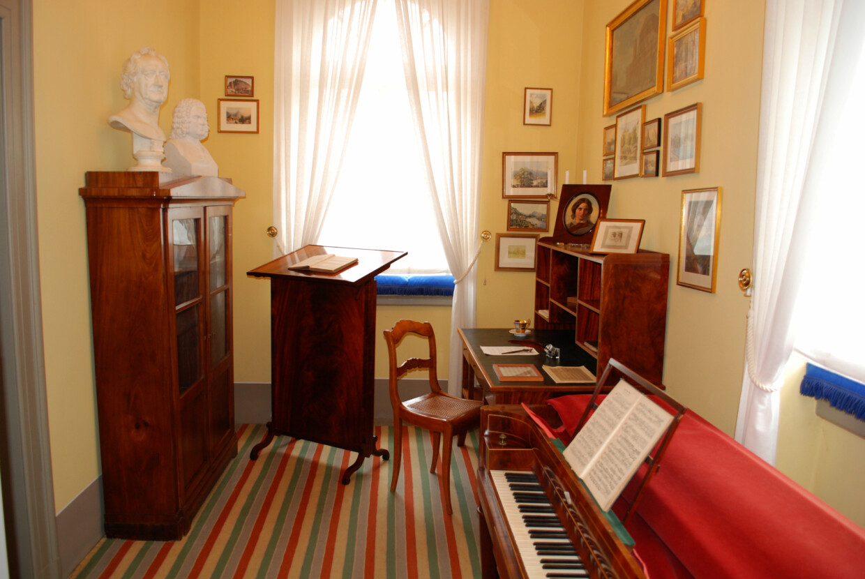 Mendelssohns Arbeitszimmer im Mendelssohn-Haus Leipzig