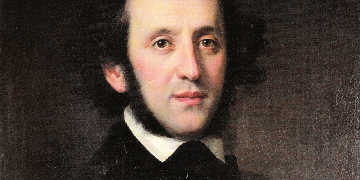 Ölporträt Felix Mendelssohn Bartholdys, gemalt 1846 von Eduard Magnus