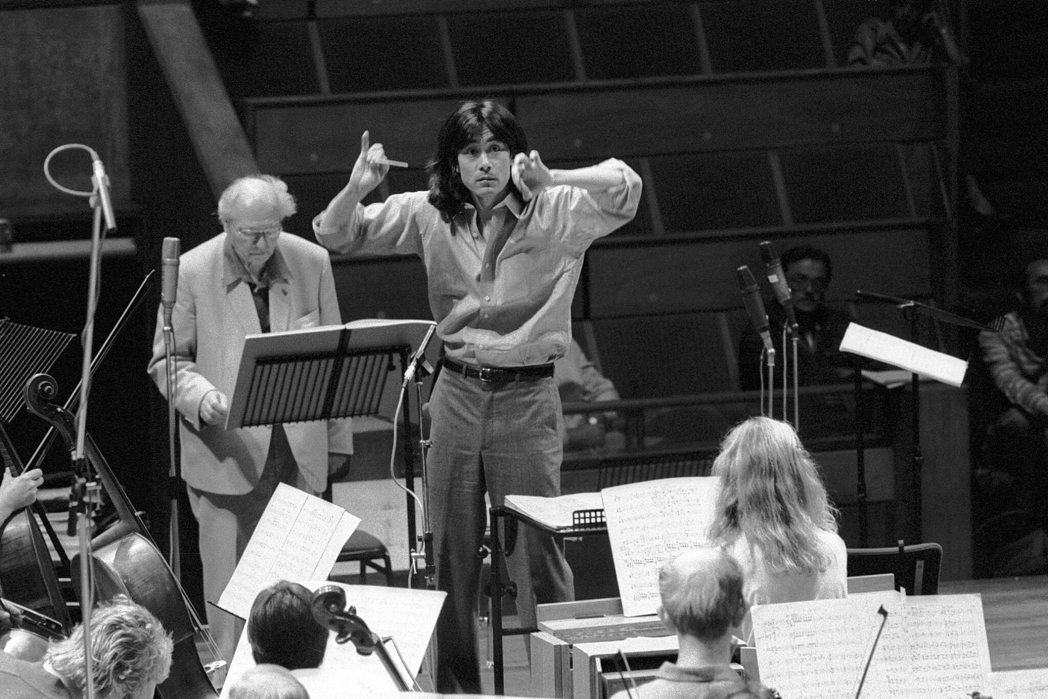 Kent Nagano mit seinem Mentor Olivier Messiaen