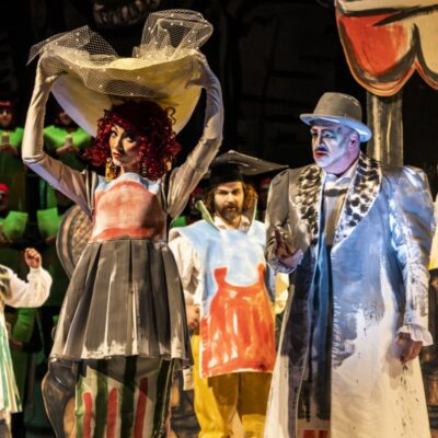 Szenenfoto aus „La Bohème“ am Staatstheater Meiningen