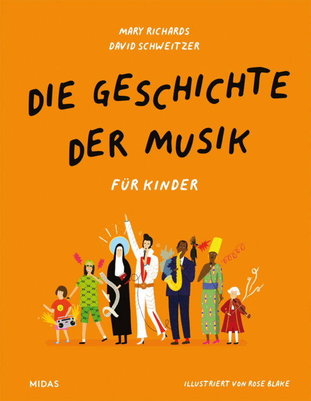 Cover „Die Geschichte der Musik für Kinder“