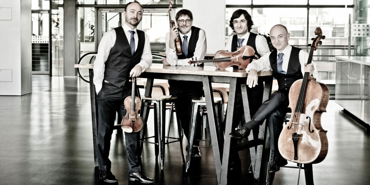 Für sie wurde 2014 Rihms einsätziges Sextett für Klarinette, Horn und Streichquartett in Auftrag gegeben: Festivalgast Quatuor Danel