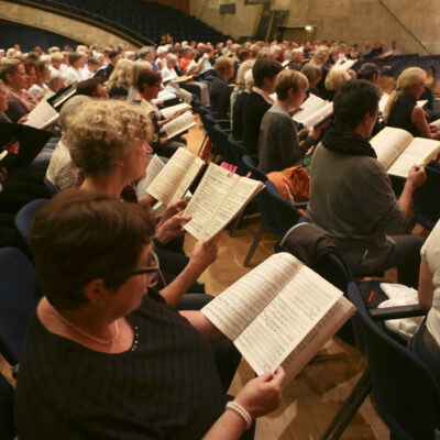 Großes Zusammentreffen beim Mitsingkonzert des Chorfests Stuttgart 2016