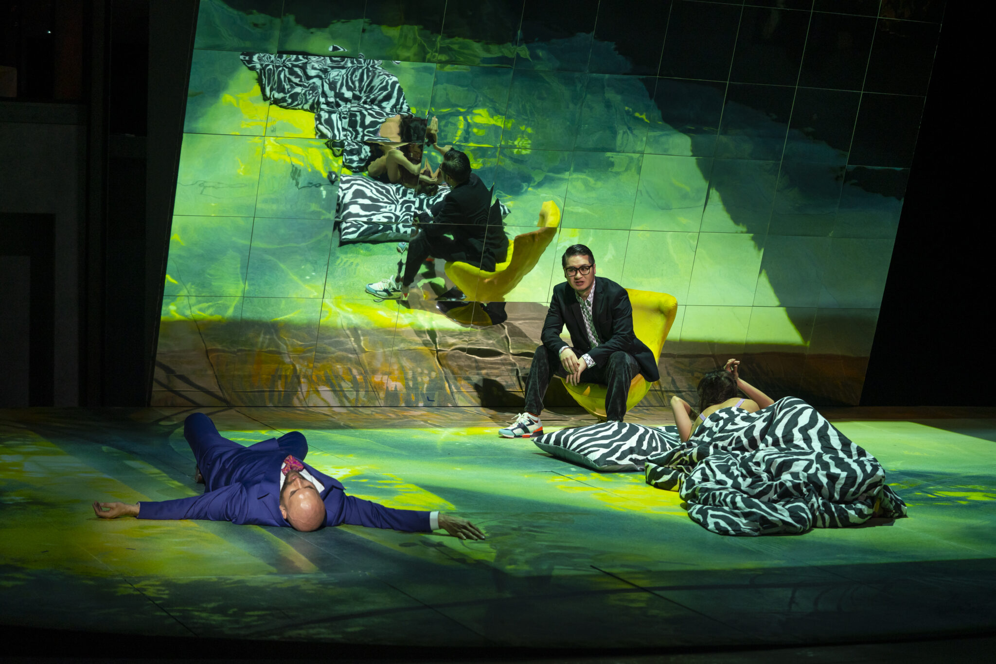 Szenenbild aus Händels „Orlando“ an der Oper Halle