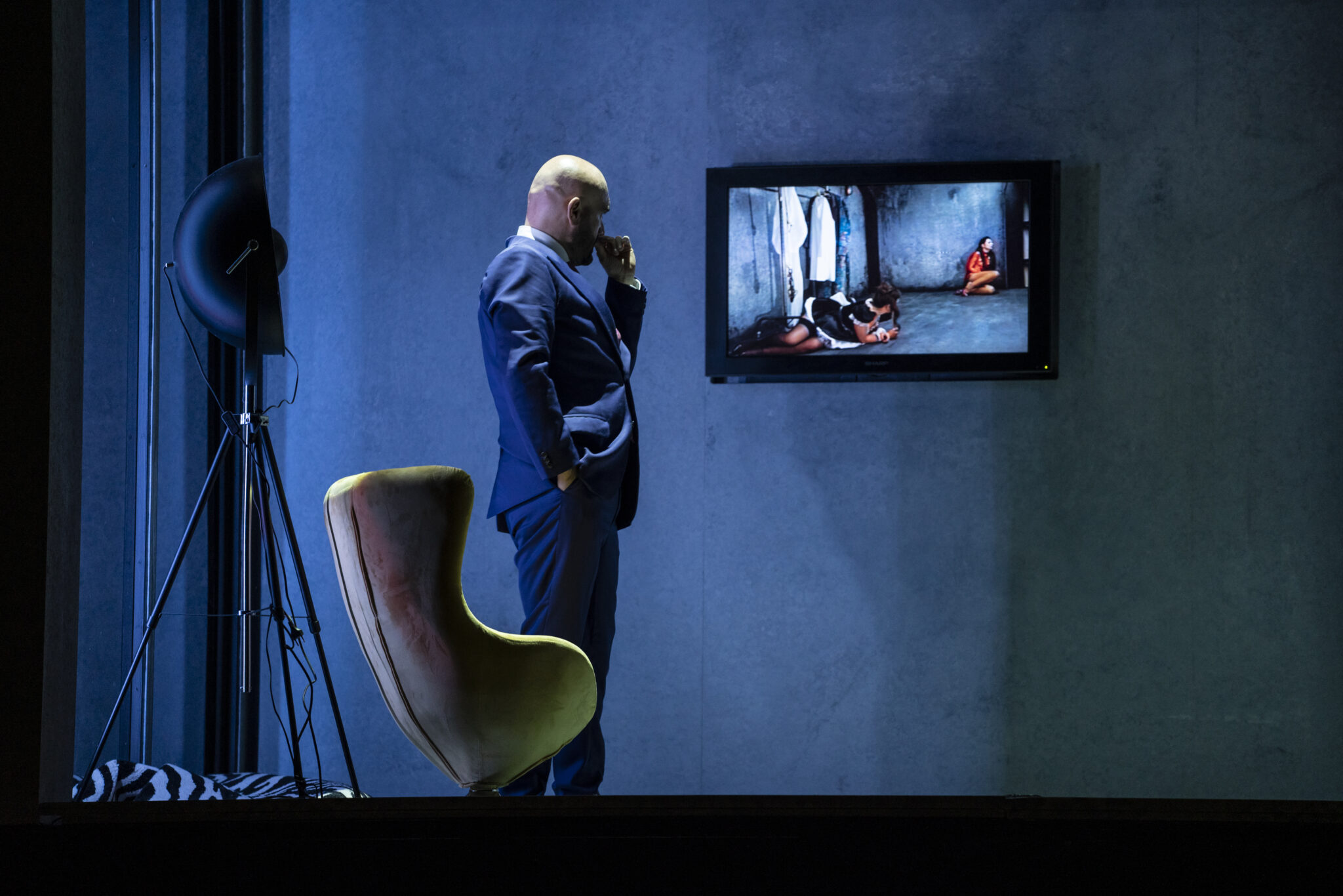 Szenenbild aus Händels „Orlando“ an der Oper Halle