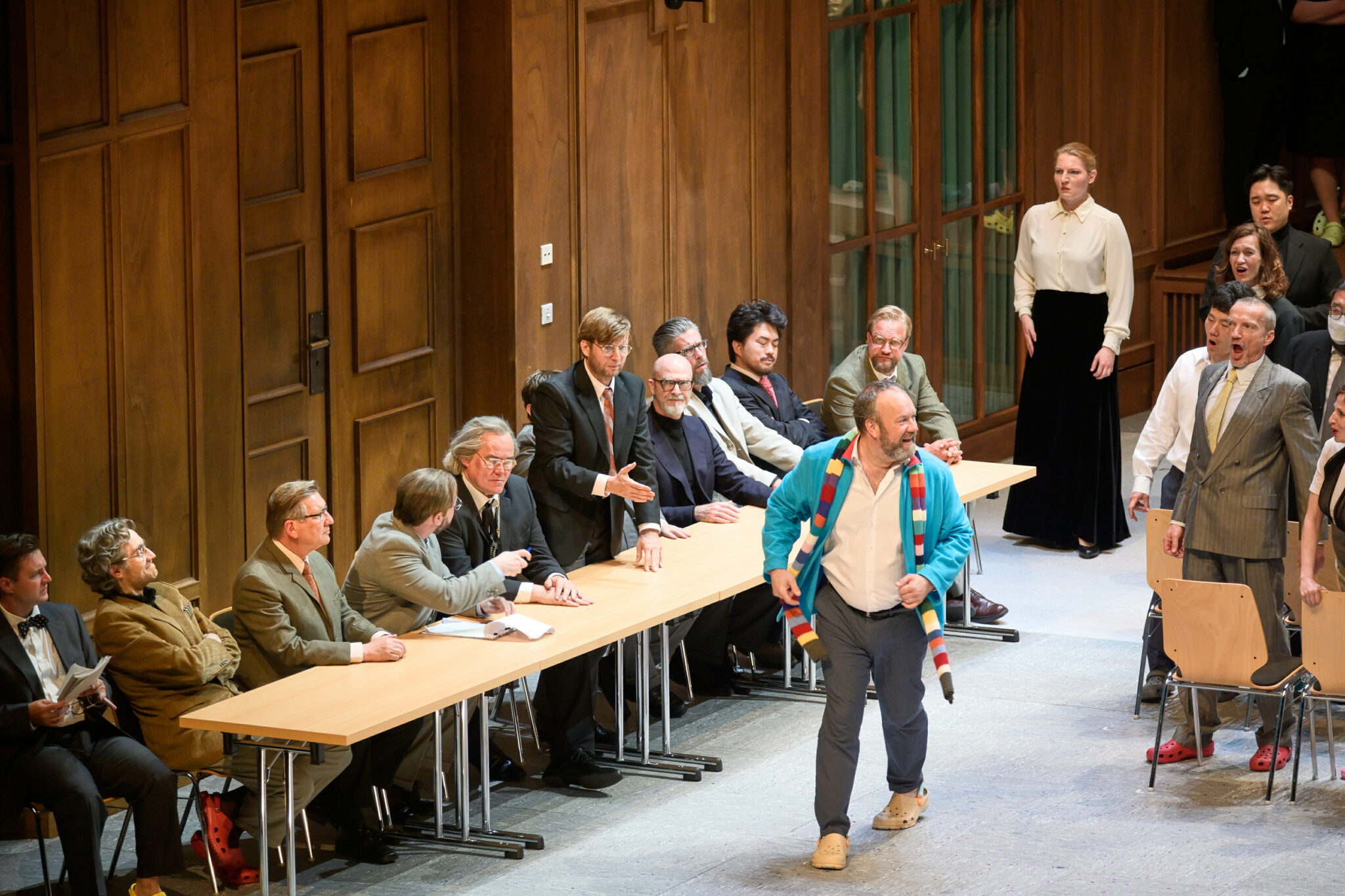 Szenenbild aus „Die Meistersinger von Nürnberg“ an der Deutschen Oper Berlin