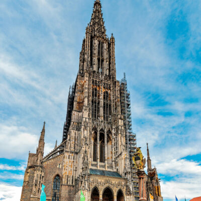 Mit über 160 Metern der höchste Kirchturm der Welt: Das Ulmer Münster
