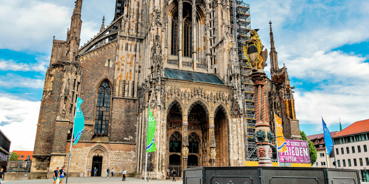 Mit über 160 Metern der höchste Kirchturm der Welt: Das Ulmer Münster