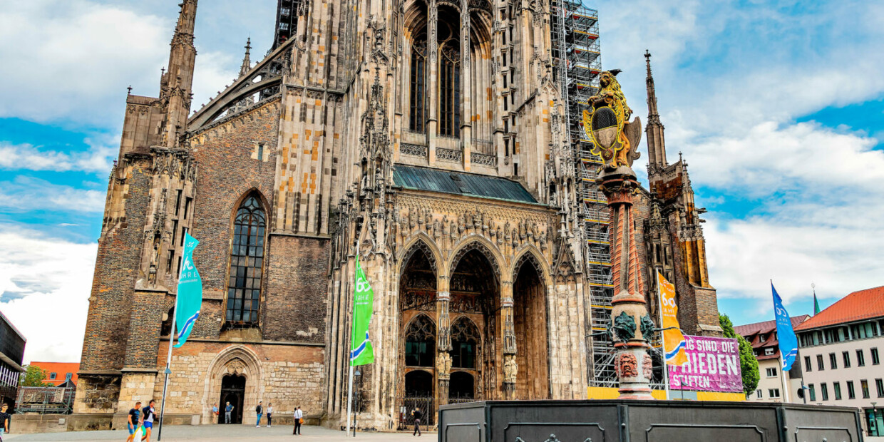 Mit über 160 Metern der höchste Kirchturm der Welt: Das Ulmer Münster